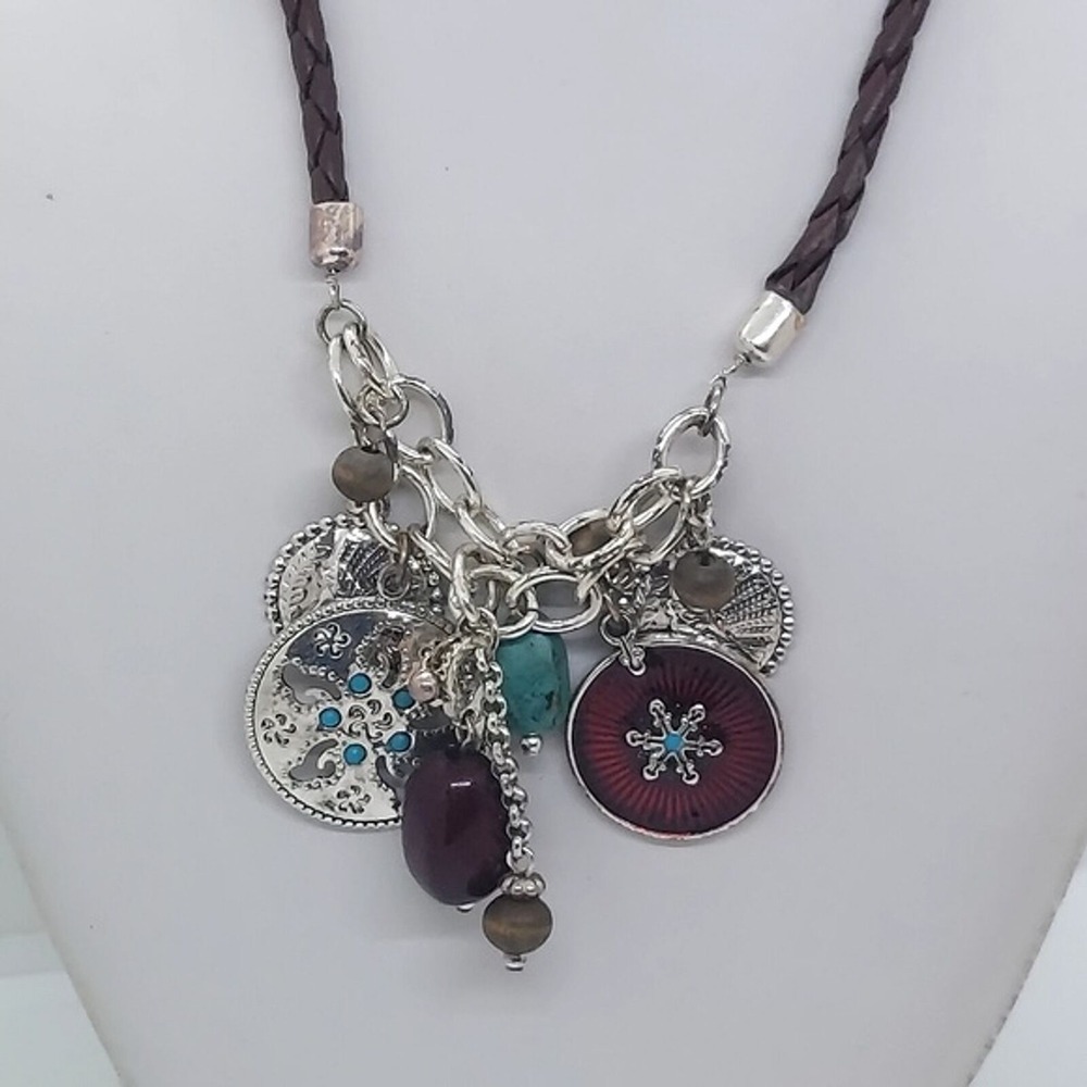 Southwest Coin Charm‎ Necklace OHQ